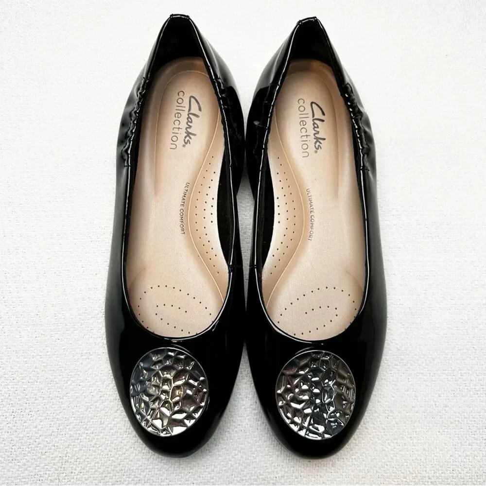 Clarks Collection Loreleigh Ballet Flats Womens Size 7